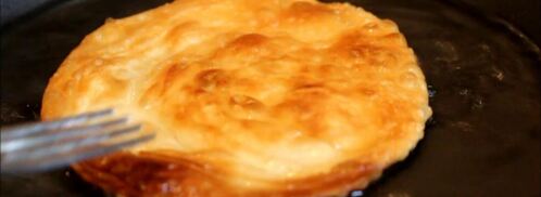 катлама-жаренные слоенные лепешки. Шаг 8