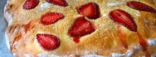 клубничная фокачча. Шаг 11