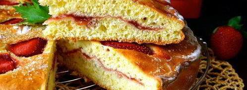 клубничная фокачча. Шаг 12