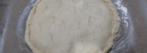 лепешка с сыром и зеленью. Шаг 9