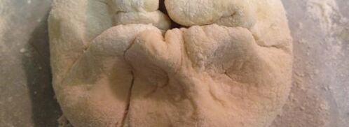 лепешки деревенские на кефире. Шаг 6