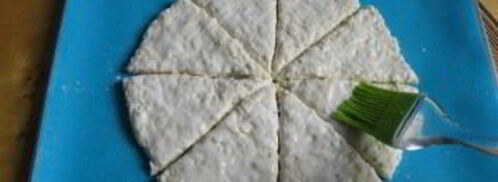 лепешки на кефире в духовке. Шаг 5