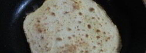 лепешки на сковороде на кефире. Шаг 4