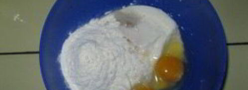 лепешки на сметане. Шаг 2