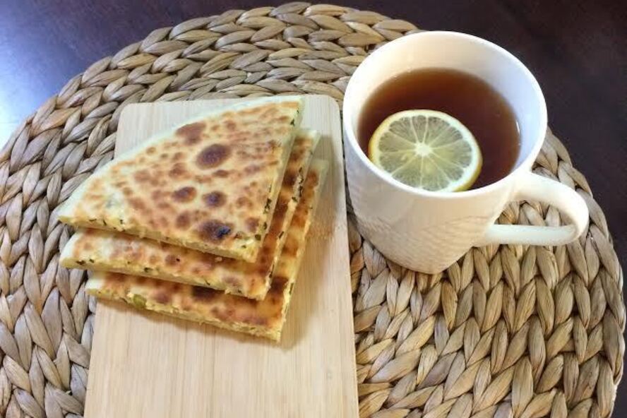 Рецепт лепешки с ароматной начинкой