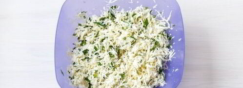 лепешки с сыром и зеленью на сковороде. Шаг 11