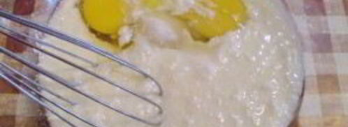 лепешки с сыром на кефире. Шаг 2