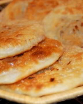 Луковая лепешка