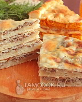 Осетинские лепешки на кефире