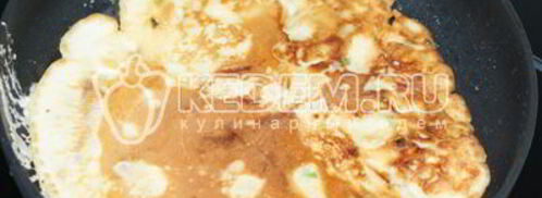 сырные лепешки с начинкой. Шаг 3