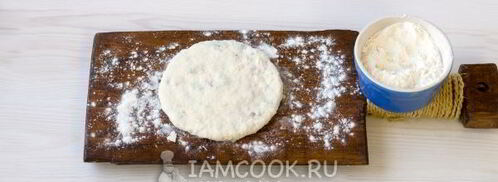 сырные лепешки с ветчиной. Шаг 11