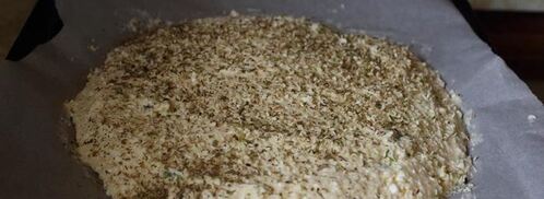 творожная лепешка с начинкой из сыра. Шаг 4