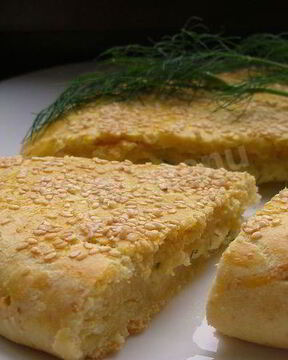 Творожные лепешки с творогом и сыром