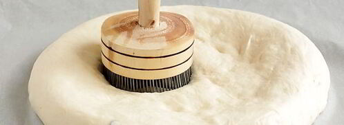 узбекская лепешка на кефире в духовке. Шаг 6