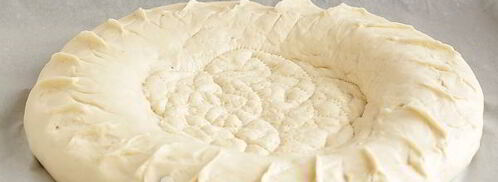 узбекская лепешка на кефире в духовке. Шаг 7