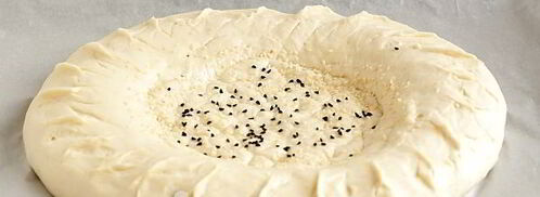 узбекская лепешка на кефире в духовке. Шаг 8