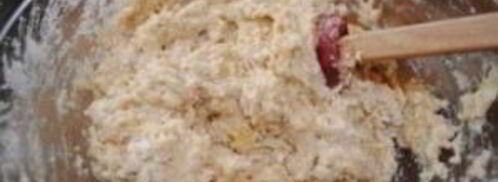 банановые маффины с орехами. Шаг 3