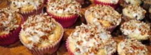 банановые маффины с орехами. Шаг 5