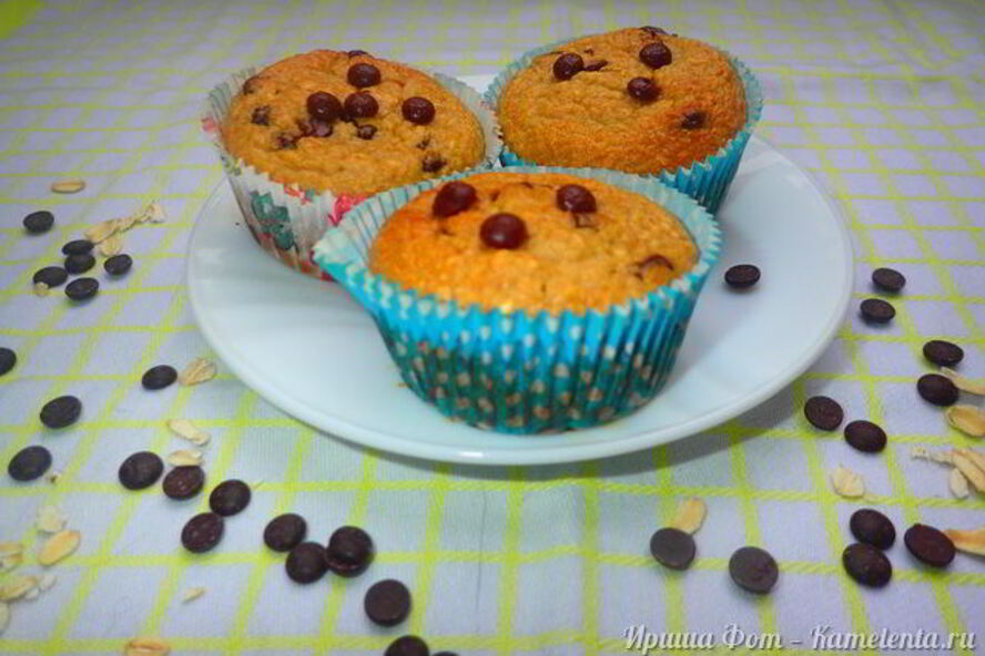 Рецепт банановые маффины с овсянкой в блендере