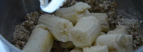 банановые маффины с овсяными хлопьями. Шаг 4