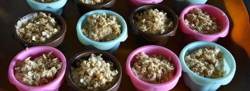 банановые маффины с овсяными хлопьями. Шаг 8