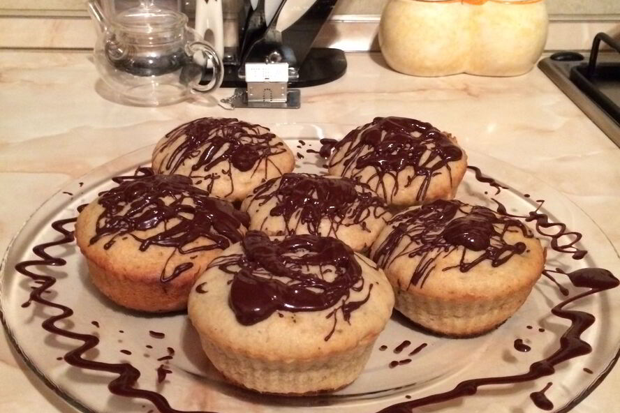 Рецепт банановые маффины за 30 минут