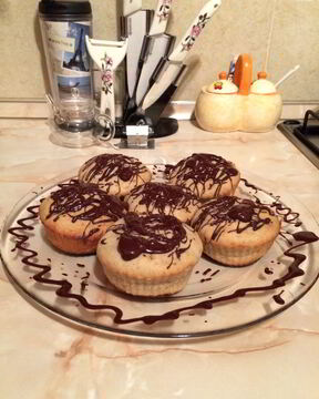 Банановые маффины за 30 минут