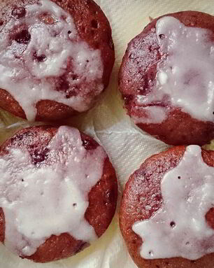 Черничные маффины с лимонной цедрой