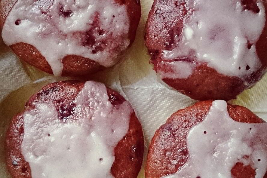 Рецепт черничные маффины с лимонной цедрой