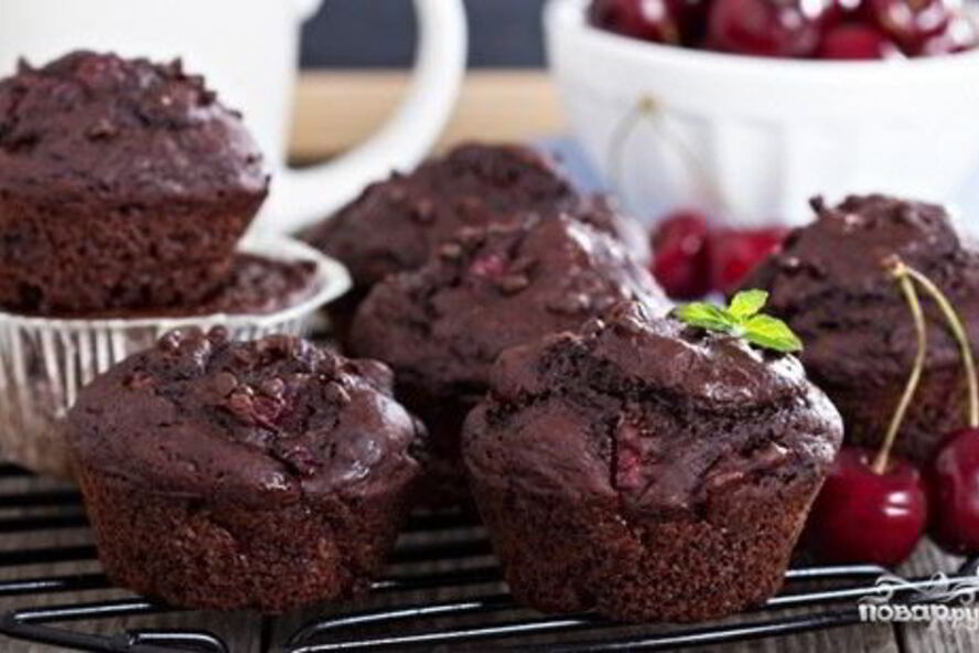 Рецепт диетических шоколадных маффинов