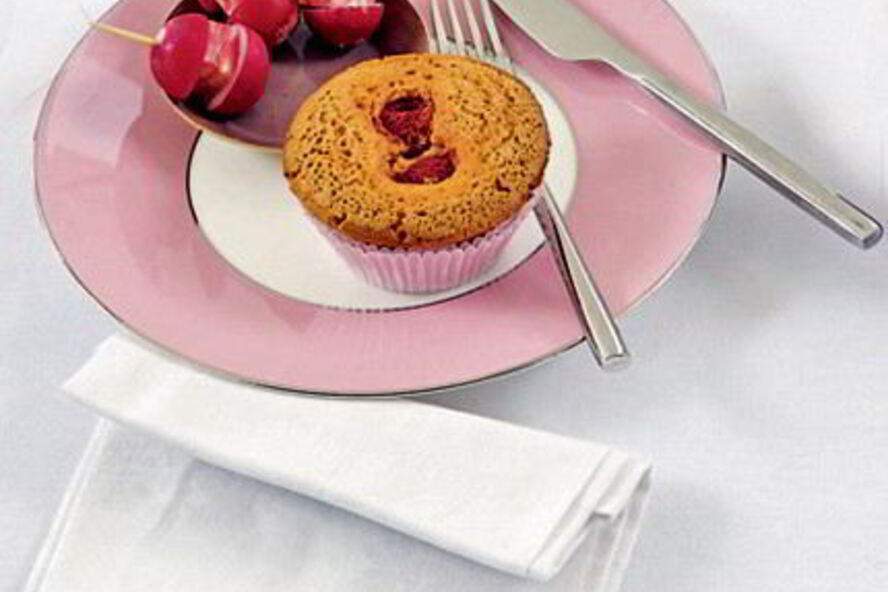 Рецепт клубничные маффины