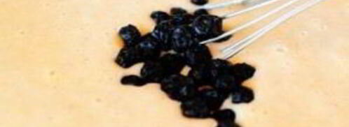 кукурузные мини-маффины с черникой и ванильным маслом. Шаг 5