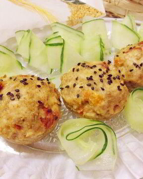 Куриные маффины с отрубями