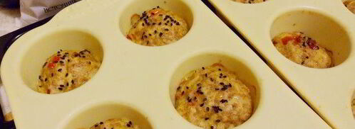 куриные маффины с отрубями. Шаг 10