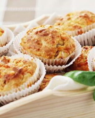 Куриные маффины с сыром и зеленью