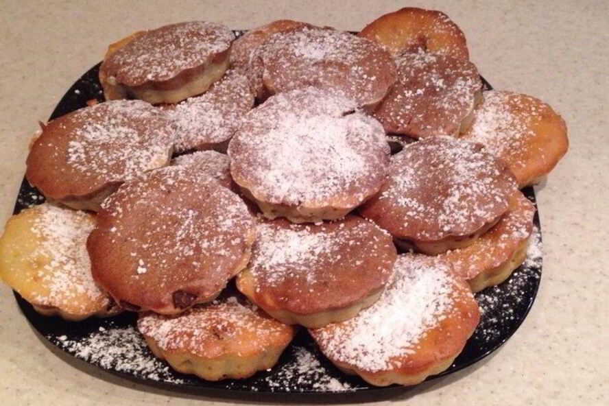 Рецепт маффины на кефире с бананом и шоколадом