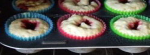 маффины на кефире. Шаг 7