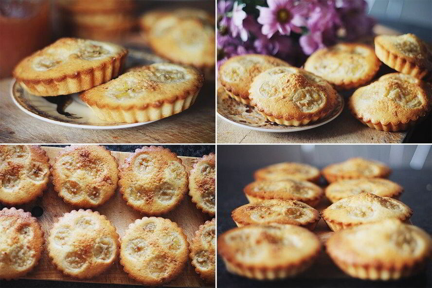 Рецепт маффинов с бананома и сгущенкого