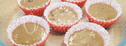 маффины с вишней и шоколадом. Шаг 10