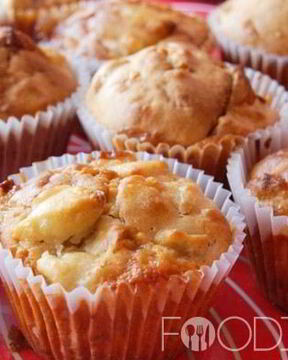 Маффины с яблоками