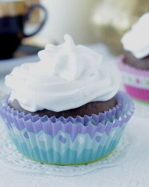 Маффины с зефирным кремом