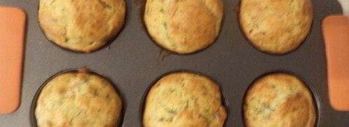 маффины со слабосоленой семгой. Шаг 5