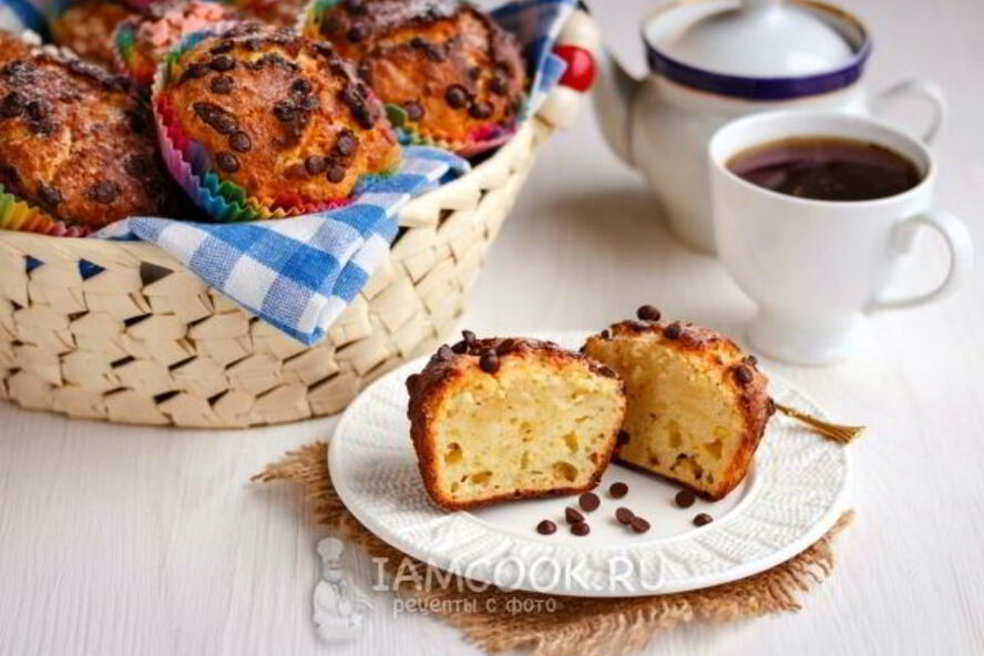 Рецепт маффины творожные
