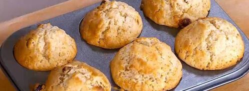 ромовые маффины с изюмом. Шаг 8