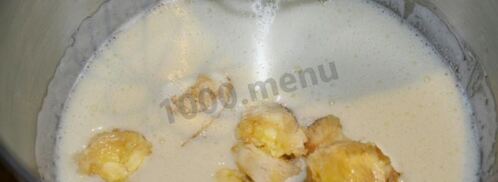 шоколадно-банановые маффины мишка барни. Шаг 5