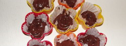 шоколадные маффинки миниатюрки. Шаг 2