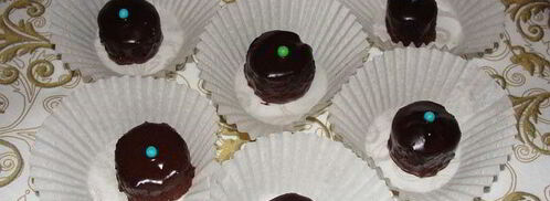 шоколадные маффинки миниатюрки. Шаг 4