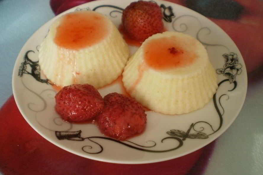 Рецепт творожные маффины с ягодным сиропом