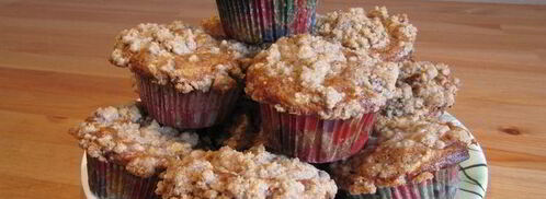 яблочные маффины с корицей и штрейзелем. Шаг 5