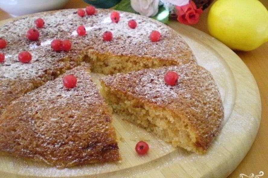 Рецепт лимонный манник